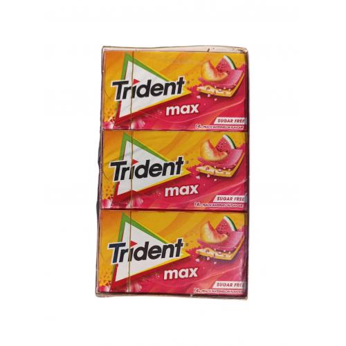 Жувальна гумка Trident MAX Персик Кавун